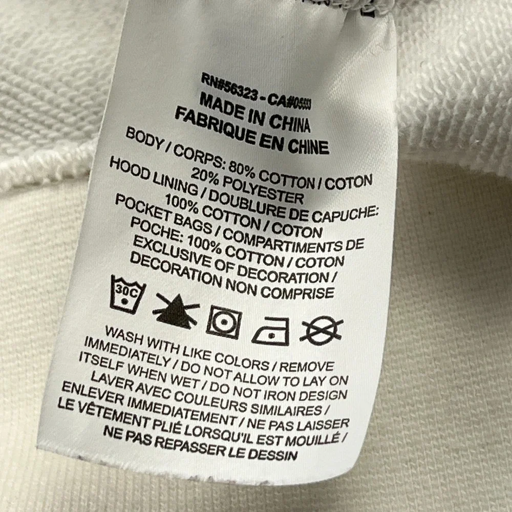 Nike Air Jordan Hoodie Men's XL White Legacy AJ11 XI Retro Sweatshirt CU1508-100
